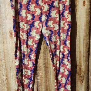 Lularoe Colorful Geometric Pattern Leggings